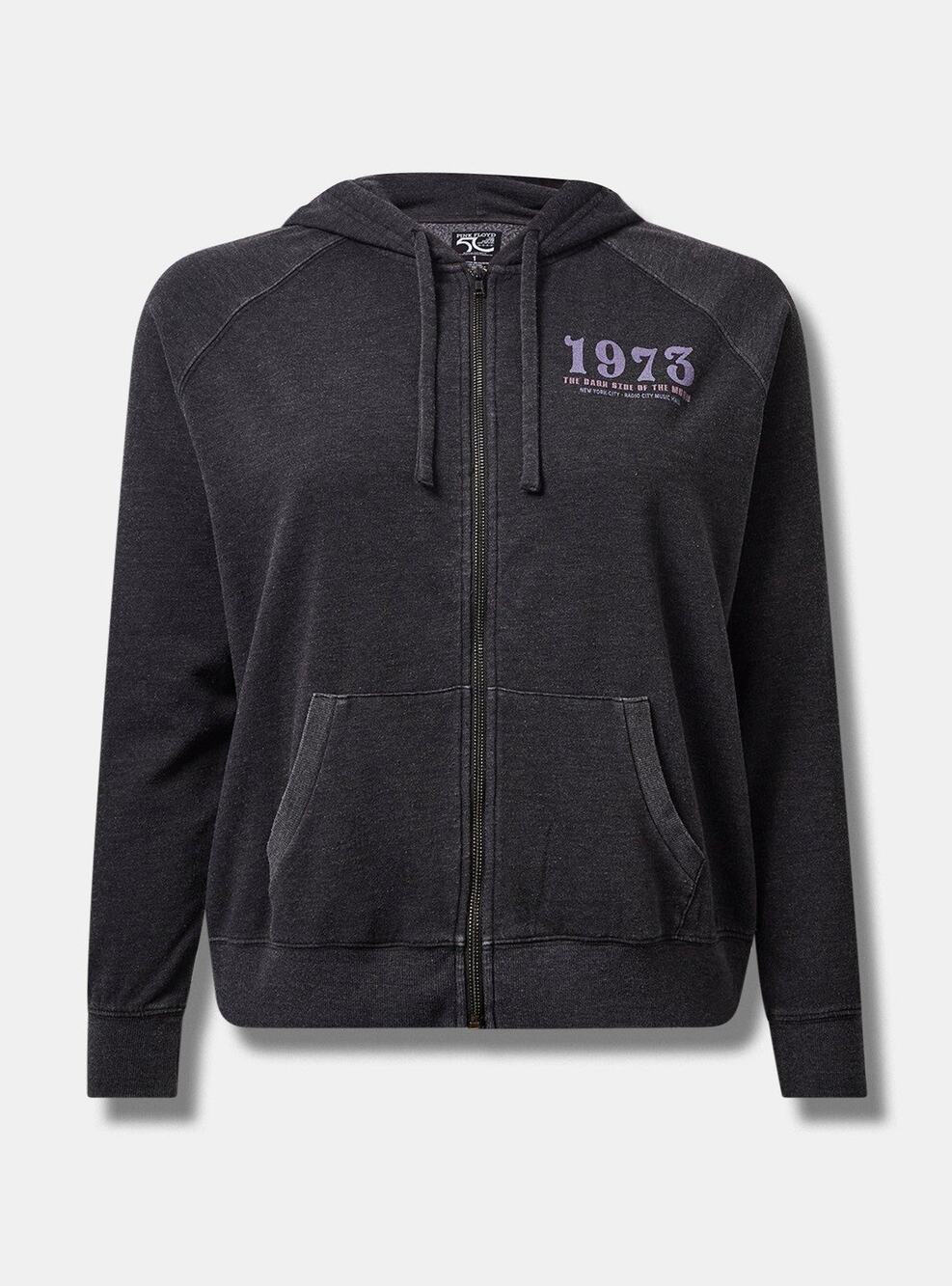 Torrid Pink Floyd Cozy Fleece Zip Hoodie Jacket - 1